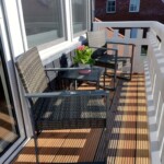 Einraum-Apartment Pewsum mit Balkon