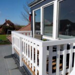 Einraum-Apartment Pewsum mit Balkon